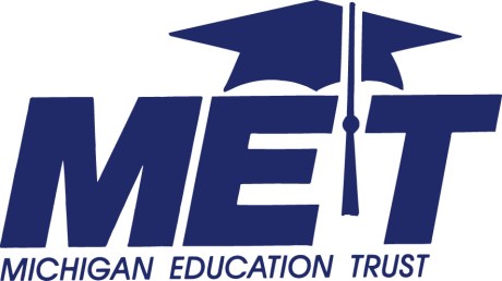 MET logo in blue